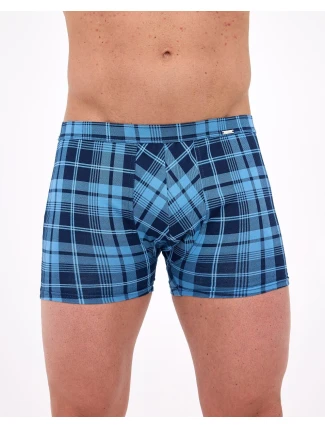 Pánské boxerky Prime 904/128 Světle modrá s modrou vzor - Cornette