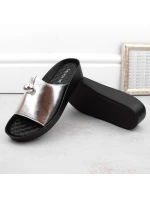 Dámské vestavěné ažurové sandály béžové Sabatina