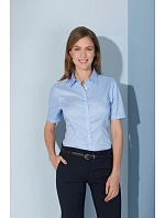 Daiber JN 683 Mikro keprová halenka s krátkým rukávem 02.0683 white Daiber JN 683 Mikro keprová halenka s krátkým rukávem 02.0683 white