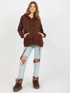 Mikina TW BL 1003.95P tmavě hnědá