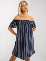 Šaty D73771M30145I tmavě modré Šaty D73771M30145I tmavě modré