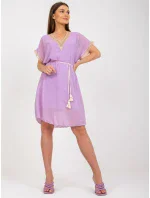 Šaty DHJ SK 1508.12 světle fialová Šaty DHJ SK 1508.12 světle fialová