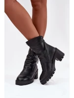 Boty na podpatku model 218068 Step in style Boty na podpatku model 218068 Step in style