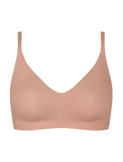 Dámská podprsenka ZERO Microfibre 2.0 Bralette - CAMEO BROWN - hnědá 00ME - SLOGGI
