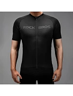 Cyklistický dres Rockbros 15120002007 s krátkým rukávem, velikost XXXXL – černý
