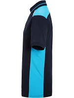 Daiber JN 858 Pánské pracovní piqué polo - Color 02.0858 navy/turquoise Daiber JN 858 Pánské pracovní piqué polo - Color 02.0858 navy/turquoise