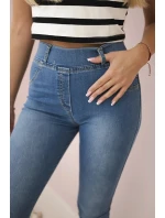 Světle džínové kalhoty Světle džínové kalhoty