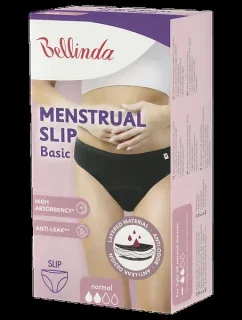 Mentruační kalhotky BASIC MENSTRUAL SLIP NORMAL - BELLINDA - černá