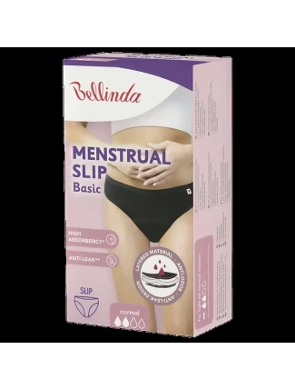 Mentruační kalhotky BASIC MENSTRUAL SLIP NORMAL - BELLINDA - černá Mentruační kalhotky BASIC MENSTRUAL SLIP NORMAL - BELLINDA - černá