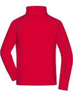 Daiber JN 597 Pánská strukturovaná fleecová bunda 02.0597 red/carbon Daiber JN 597 Pánská strukturovaná fleecová bunda 02.0597 red/carbon