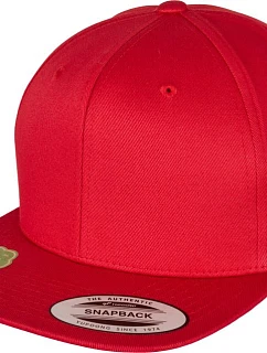 Flexfit 6089OC 6 panelová Snapback bio kšiltovka 55.89OC red