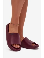 Lehké Dámské Pantofle Big Star SS274422 Bordó Lehké Dámské Pantofle Big Star SS274422 Bordó