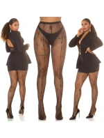 Dámské síťované punčocháče "Cross" R39128 černé - In-StyleFashion Dámské síťované punčocháče "Cross" R39128 černé - In-StyleFashion