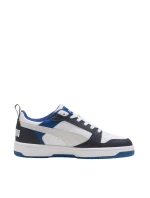 Dětské boty Puma Rebound V6 Lo Mid white and blue 393833 28