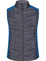 Daiber JN 739 Dámská pletená hybridní vesta 02.0739 royal melange/anthracite melange