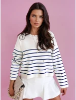 VELORIA dámský svetr modrý FashionStreet MY2028