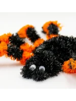 DEKORATIVNÍ FIGURKA HALLOWEENSKÝ PAVOUK ORANŽOVÝ