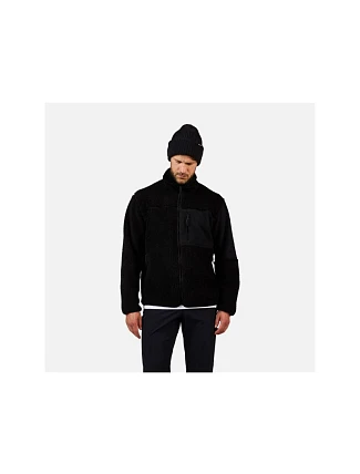 Pánská mikina ROSSIGNOL ALLTRACK FZ SHERPA JKT, černá