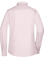 Daiber JN 677 Popelínová halenka s dlouhým rukávem 02.0677 light pink