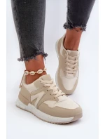 Dámské tenisky z ekologické kůže béžové Vinelli