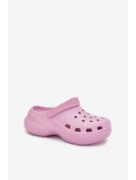 Dámské Plážové Sandály Na Masivní Podešvi Big Star RR274A120 Růžové