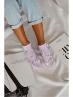 Dámské kotníkové ponožky Dalmatin – fialové