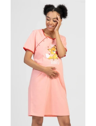 Dámská noční košile mateřská Liška