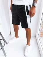 Pánské černé teplákové šortky FashionStreet SX2271