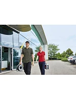 Daiber JN 1806 Pánské pracovní elastické bio polo - Solid 02.1806 white Daiber JN 1806 Pánské pracovní elastické bio polo - Solid 02.1806 white