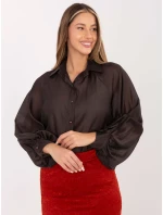 Košile IT KS 28979.63 tmavě hnědá