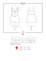 Svůdná košilka 866 - CHE - Obsessive Svůdná košilka 866 - CHE - Obsessive