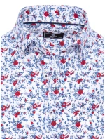 FashionStreet pánská bílá košile s krátkým rukávem KX1013