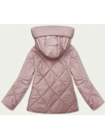 Růžová dámská bunda pro přechodné období (5M3175-46) Růžová dámská bunda pro přechodné období (5M3175-46)