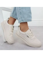 Černé dámské kožené tenisky na podpatku Sergio Leone PB236-S