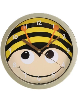 KIDS ANIMAL WALL CLOCK 20 CM bee dětské