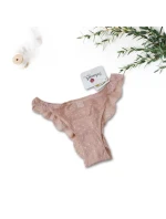 Dámské kalhotky brazilky 30504 tělové - Selmark