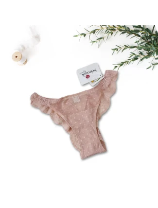 Dámské kalhotky brazilky 30504 tělové - Selmark