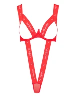 Dámské erotické body Kyouka Červená - Passion Dámské erotické body Kyouka Červená - Passion