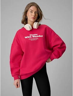 Dámská oversize mikina bez kapuce 4F 4FRSS26TSWSF2993-53S dámské