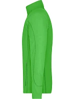 Daiber JN 597 Pánská strukturovaná fleecová bunda 02.0597 green/dark green Daiber JN 597 Pánská strukturovaná fleecová bunda 02.0597 green/dark green