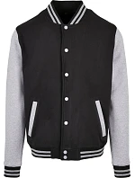 Build your Brand BB 004 College bunda 56.B004 black/heather grey Build your Brand BB 004 College bunda 56.B004 black/heather grey