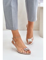 Sandály na podpatku model 215722 Step in style Sandály na podpatku model 215722 Step in style