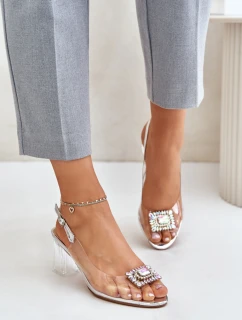 Sandály na podpatku model 215722 Step in style