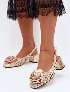 Sandály na podpatku model 229262 Step in style