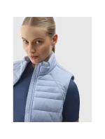 Dámská prošívaná péřová vesta s recyklovanou výplní 4F