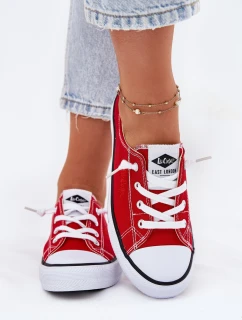 Dámské Textilní Tenisky Lee Cooper LCW-25-02-3298L Červené