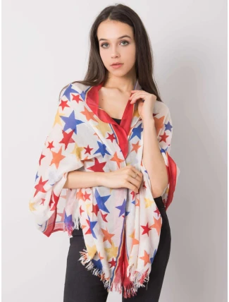 Šátek AT CH 1237 bílý a červený Šátek AT CH 1237 bílý a červený