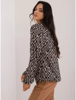 Halenka D73771M11186B černá a béžová Halenka D73771M11186B černá a béžová