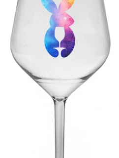 ZAJÍČEK - čirá nerozbitná sklenice na víno 470 ml