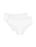 Dámské kalhotky Feel of Modal Midi 2P - WHITE - bílé 0003 - TRIUMPH Dámské kalhotky Feel of Modal Midi 2P - WHITE - bílé 0003 - TRIUMPH